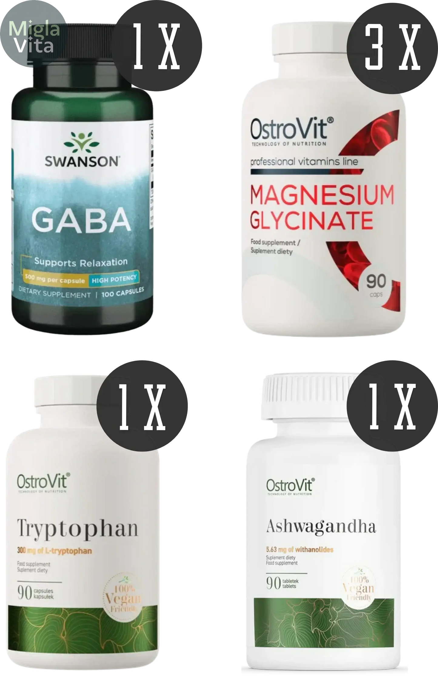 MiglaVita 3 Month Set for better sleep MiglaVita