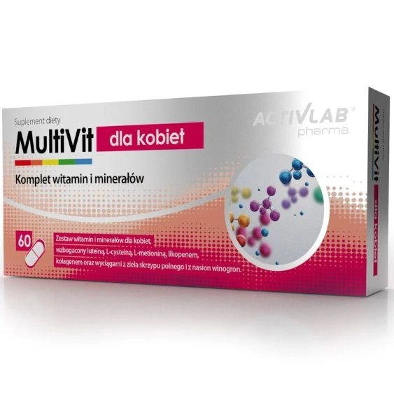MultiVit for WOMEN (60 capsules) ACTIVLAB