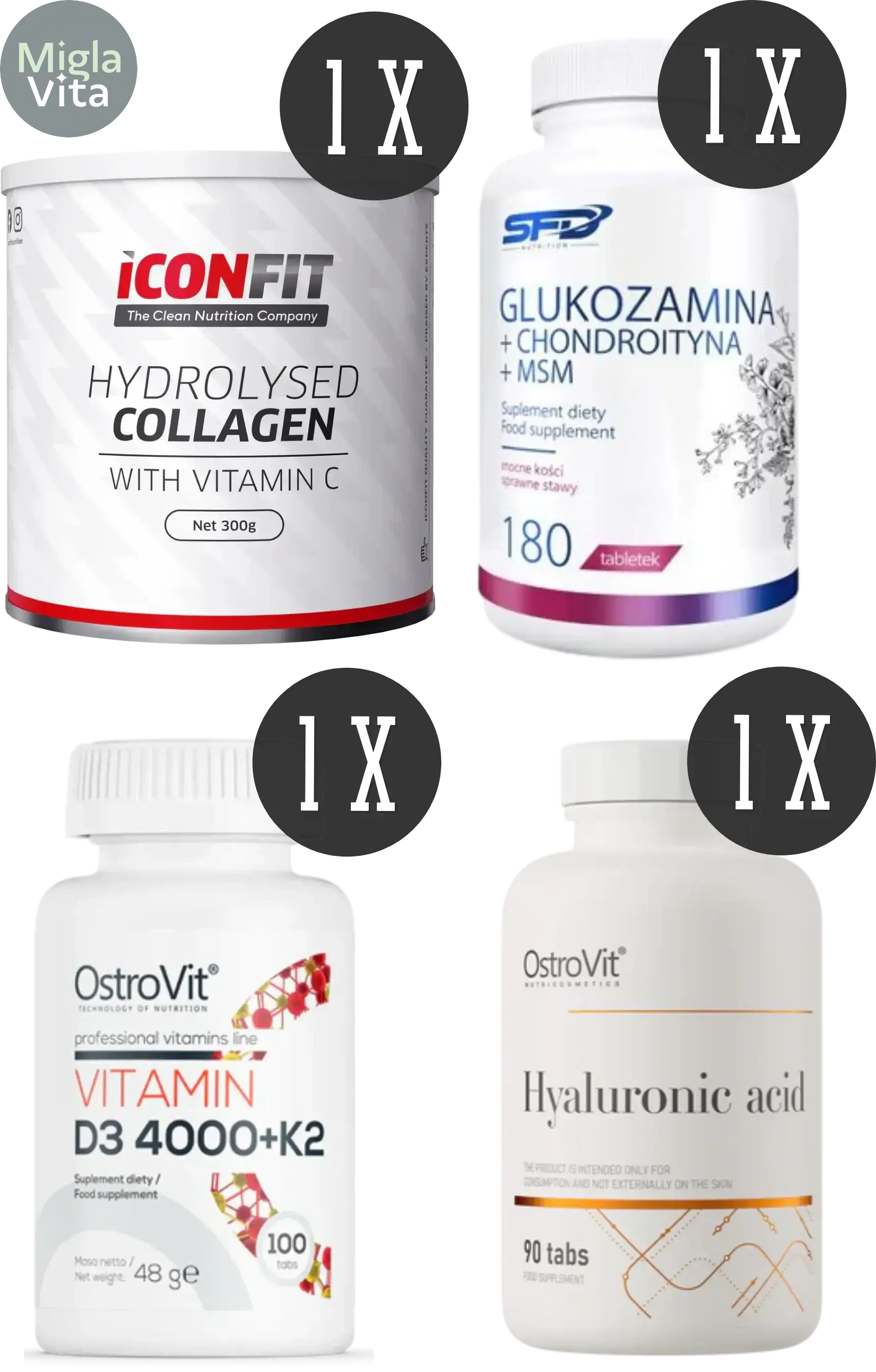 MiglaVita Set for Stronger Bones and Joints MiglaVita