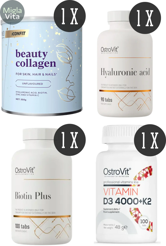 MiglaVita Skin, Hair and Wellness Set Ostrovit