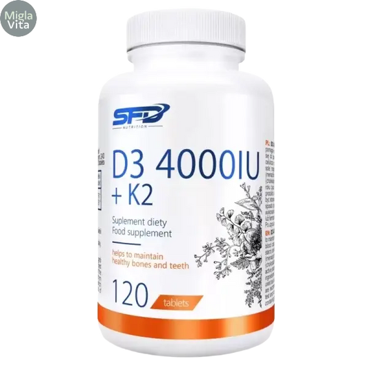 D3 4000IU + K2 (120 tablets) SFD