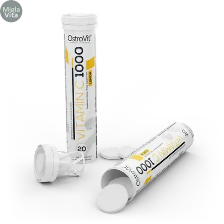 Vitamin C 1000 mg (20 effervescent tablets) - MiglaVita