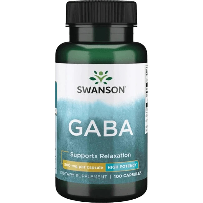 GABA 500mg (100 capsules) SWANSON
