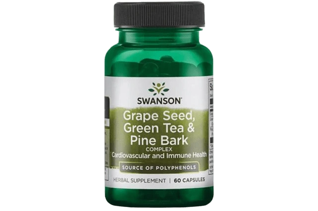 Grape Seed, Green Tea, Pine Bark Complex (60 capsules) SWANSON