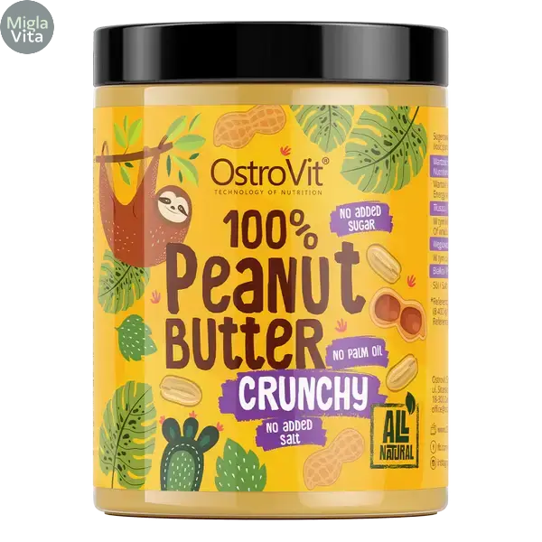 100% Peanut Butter (500g) - MiglaVita