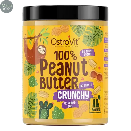 100% Peanut Butter (500g) - MiglaVita